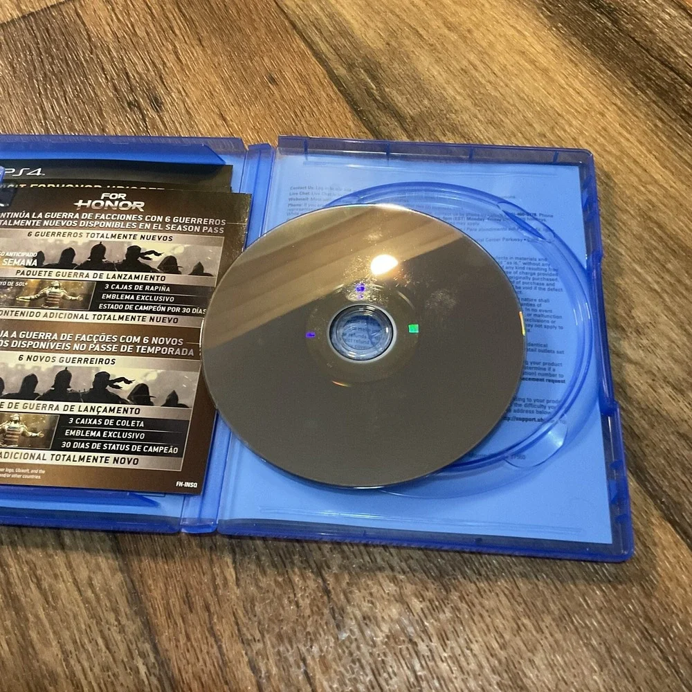 For Honor PlayStation 4 With Case, Game Disc PS4 Video Game‎ Sony